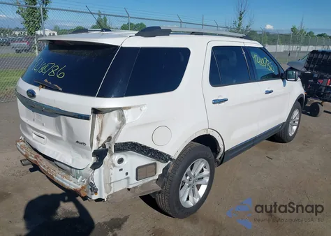 2013 Ford Explorer Xlt z USA, uszkodzony, nr VIN 1FM5K8D81DGB76062